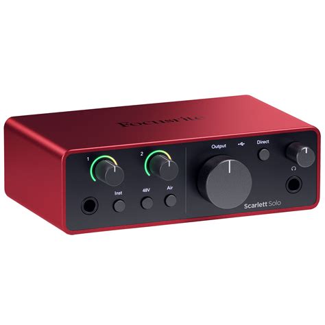 scarlet solo|Scarlett 4th Generation Audio Interfaces